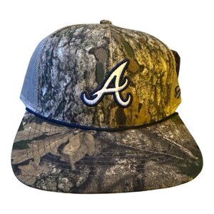 Atlanta Braves Realtree Camo SnapBack Hat Giveaway 8/23/25 Hunting Camouflage